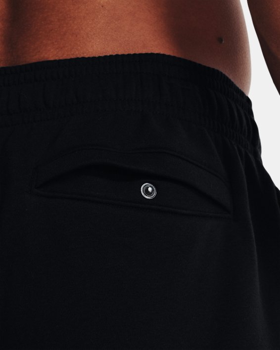 Men's UA Rival Fleece Chroma Pants, Black, pdpMainDesktop image number 3